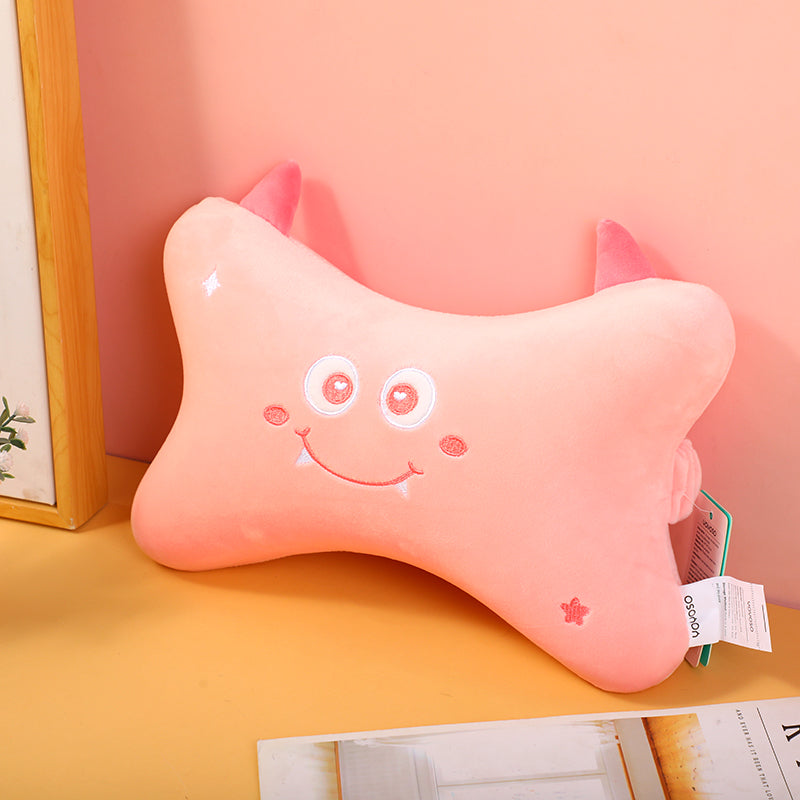 Cuscino in osso della serie Strange Animal Family - rosa