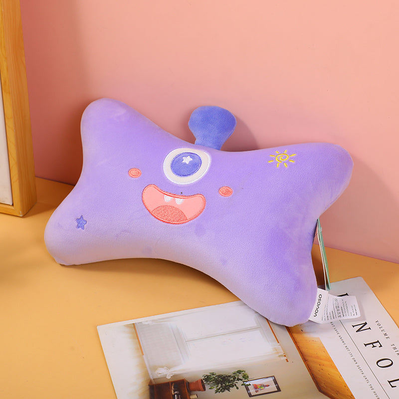 Cuscino in osso della serie Strange Animal Family - viola