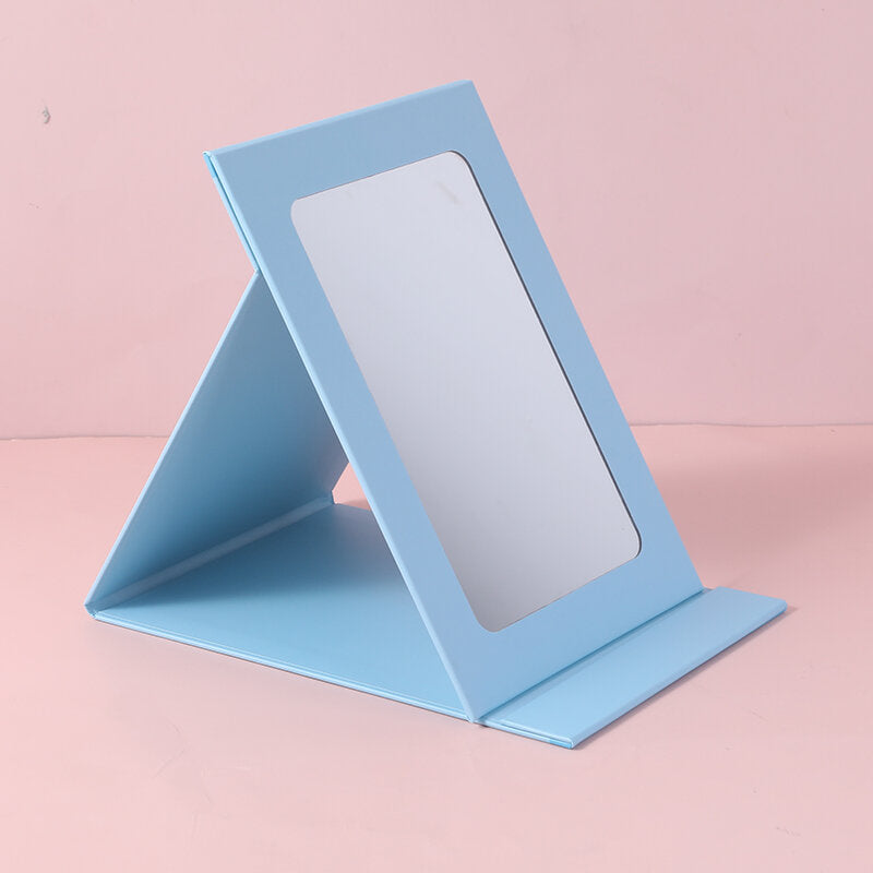 YOYO Panda serie simpatico specchio pieghevole di carta blu