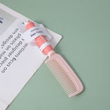 Pettine piatto a forma di animale - rosa