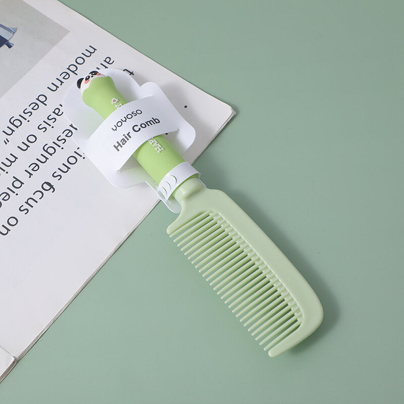 Pettine piatto a forma di animale - verde