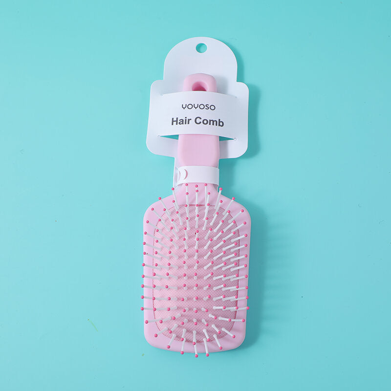 Pettine di massaggio a cuscino di formaggio - rosa