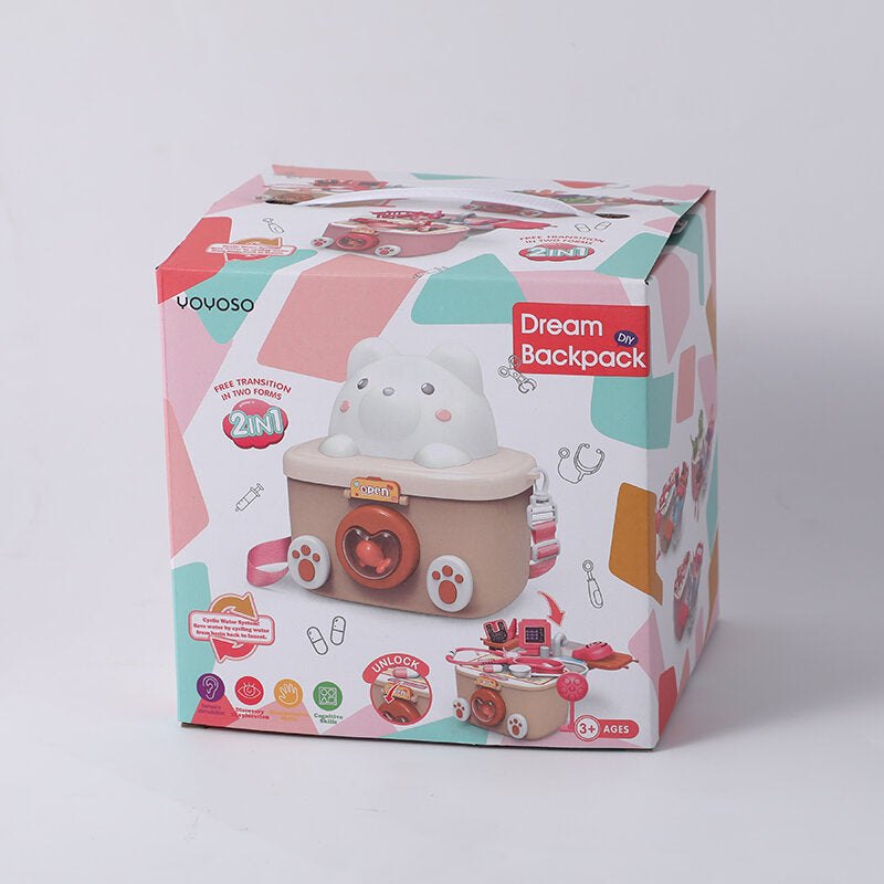 Zaino portaoggetti ciclo dell'acqua tavolo da toeletta giochi di ruolo