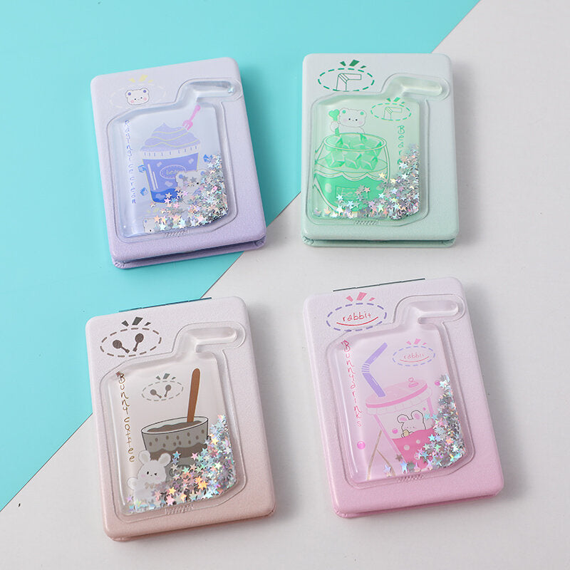 Specchio di moda rettangolare di bevande di animali domestici con sabbie mobili morbide-1Pz