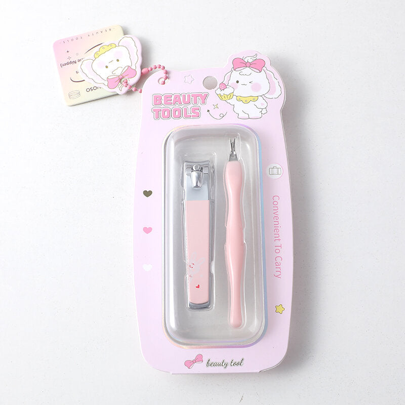 Kit manicure della serie Cute Rabbit (tagliaunghie e tronchesino)