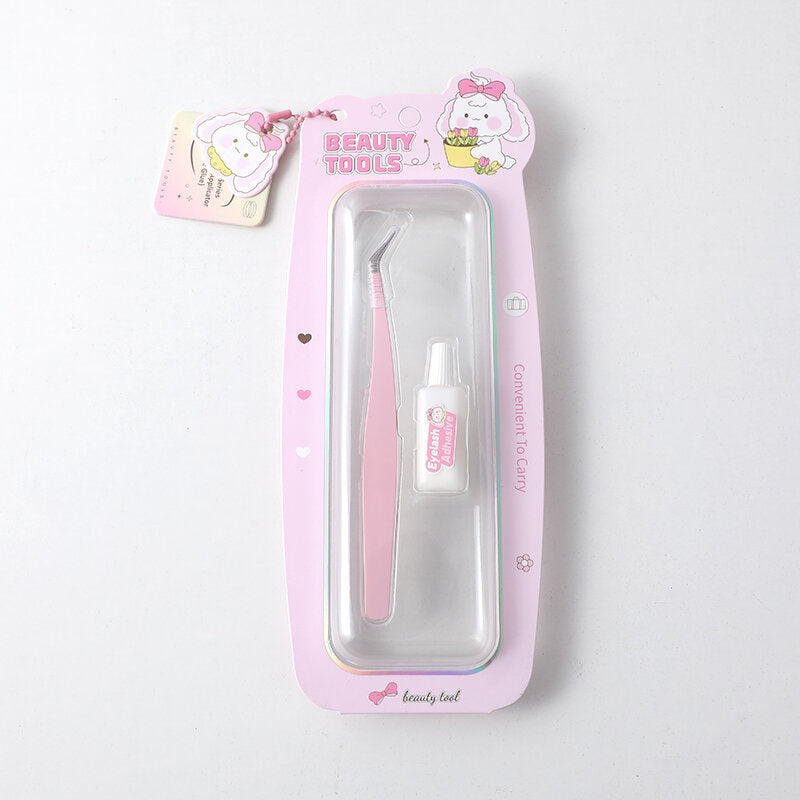 Applicatore di ciglia finte della serie Cute Rabbit (colla gratuita)