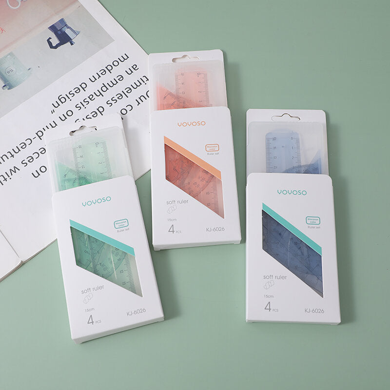 Morandi color 15cm set righello morbido – 1 pezzo