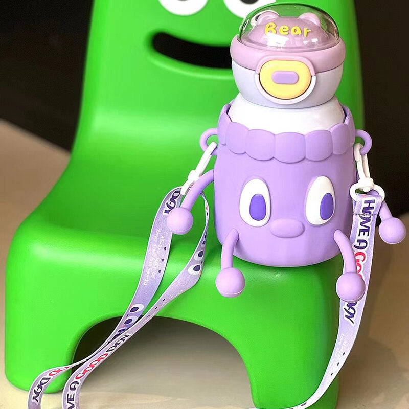 Tazza termica Bear Fun da 500 ml-viola