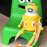 Tazza termica Bear Fun da 500 ml-gialla