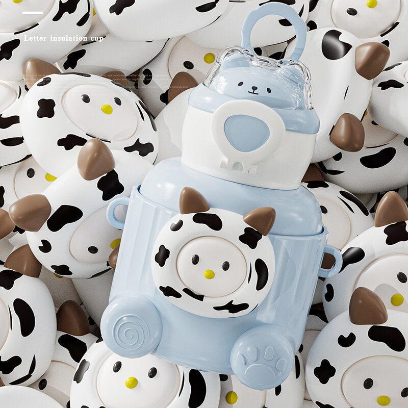 Tazza termica per bambini Fruit Space Capsule da 500 ml-blu