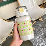 Tazza termica Sweetheart Plaid Bounce da 450 ml-giallo