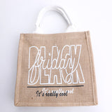 Borsa casual in lino - bianco