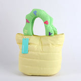 Ricamo colorato borsa nuvola inglese-giallo