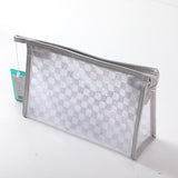 Borsa quadrata per il trucco e la toilette - argento