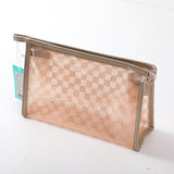 Borsa quadrata per il trucco e la toilette - oro