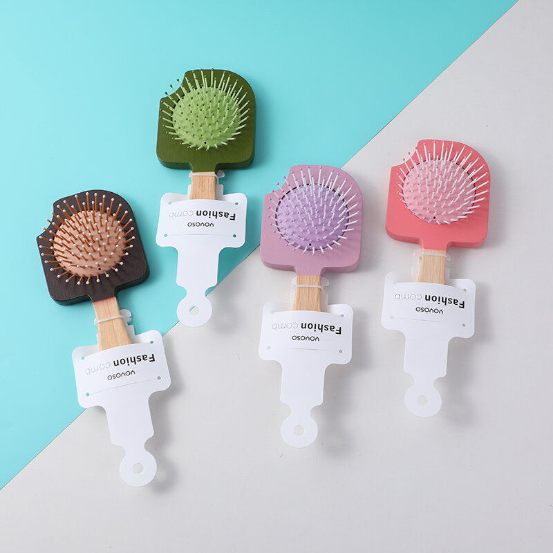 Pettine da massaggio in legno di gelato