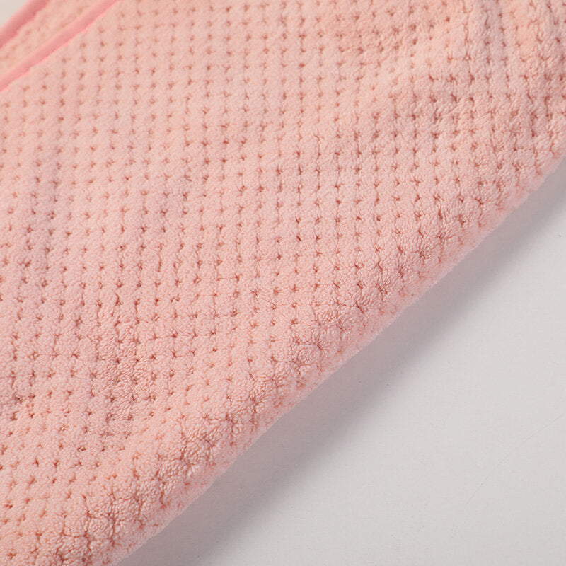 Asciugamano serie ananas a quadri - rosa