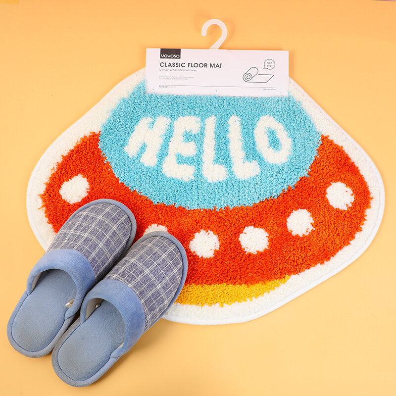 Tappetino astronave aliena - arancione