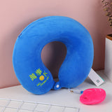 Cuscino a U di tendenza della serie cool gesture blu