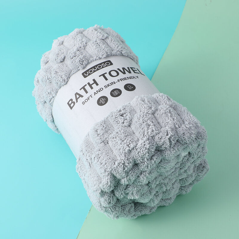 ASCIUGAMANO da bagno serie Cloud velvet - grigio