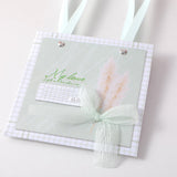 Sacchetto regalo quadrato Minty Breeze-S