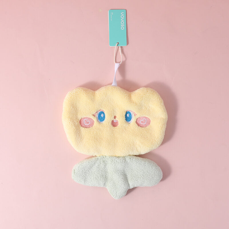 Asciugamano a fiore dolce