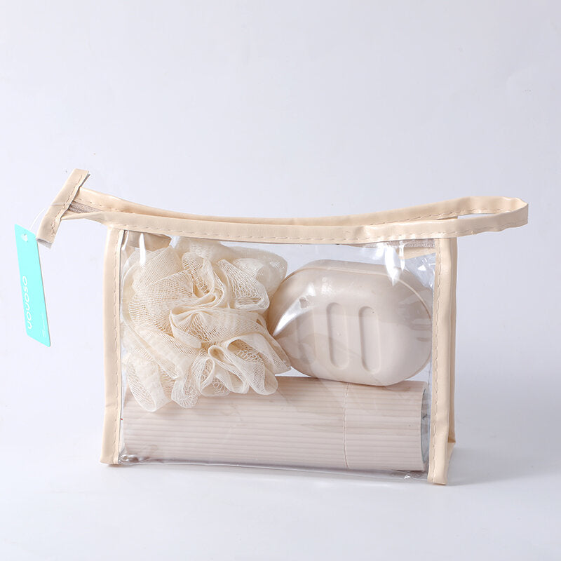 Set da toilette con borsa a triangolo