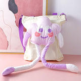 Borsa a tracolla a doppio uso Leggy Monster - viola
