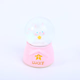 Stella coniglio sogno con luci sfera di cristallo-45#