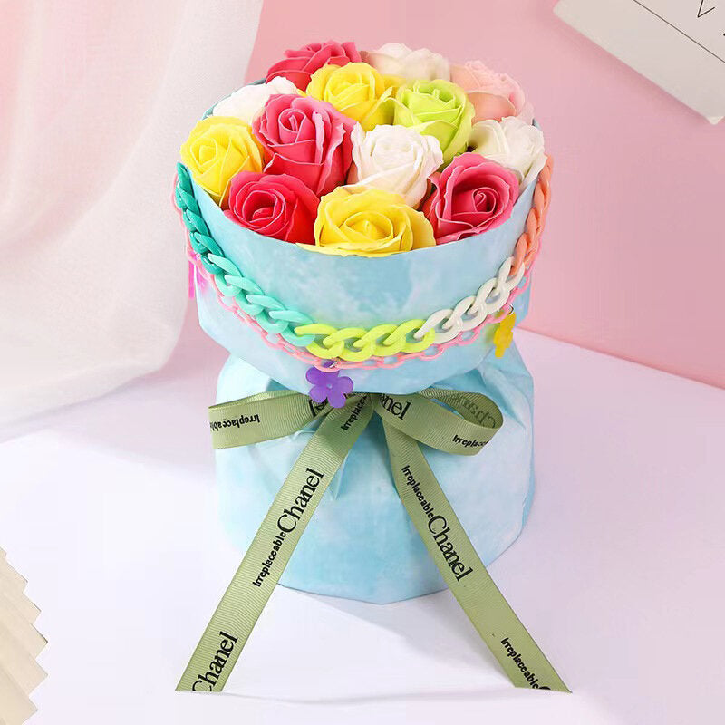 Bouquet di saponi profumati dallo stile elegante