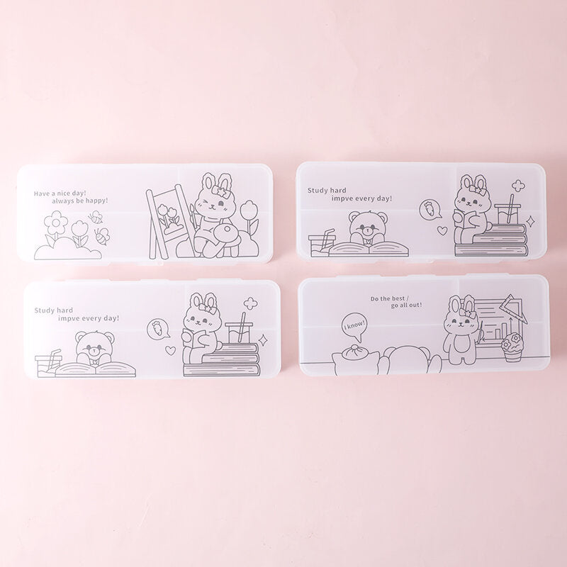 Astuccio a doppio strato della serie Rabbit daily