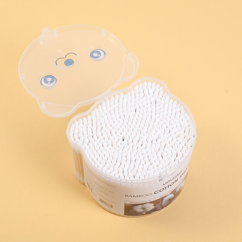 cotton fioc di bambù Panda 500 pz (una punta e una spirale)