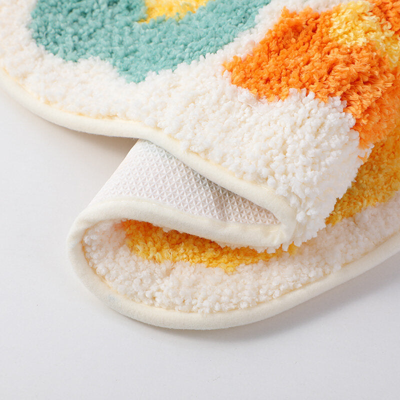 Tappetino a fiori colorati