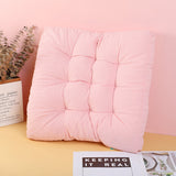 Cuscino liscio a scacchi rosa