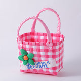 WOW PINK - Borsa a mano con fiori di girasole