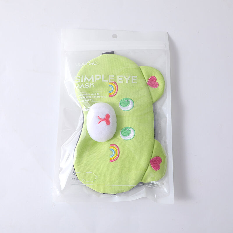 Maschera per gli occhi dell'orsetto arcobaleno