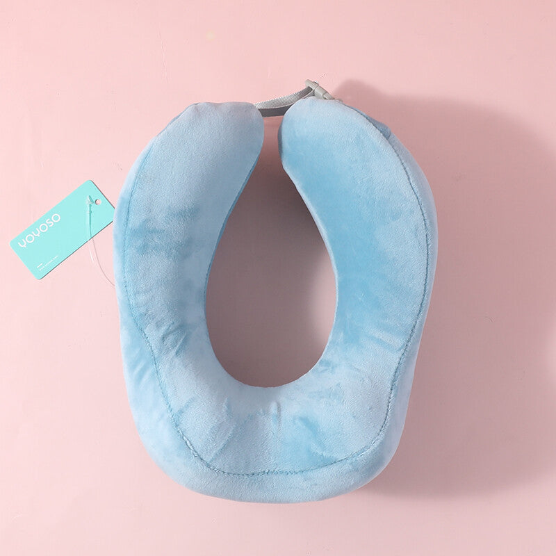 Cuscino a gobba semplice a forma di U, verde