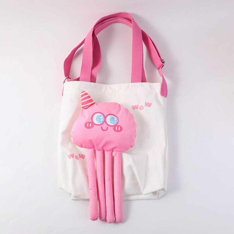 Borsa a tracolla Octopus - rosa