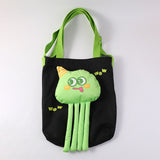 Borsa a tracolla Octopus - nero