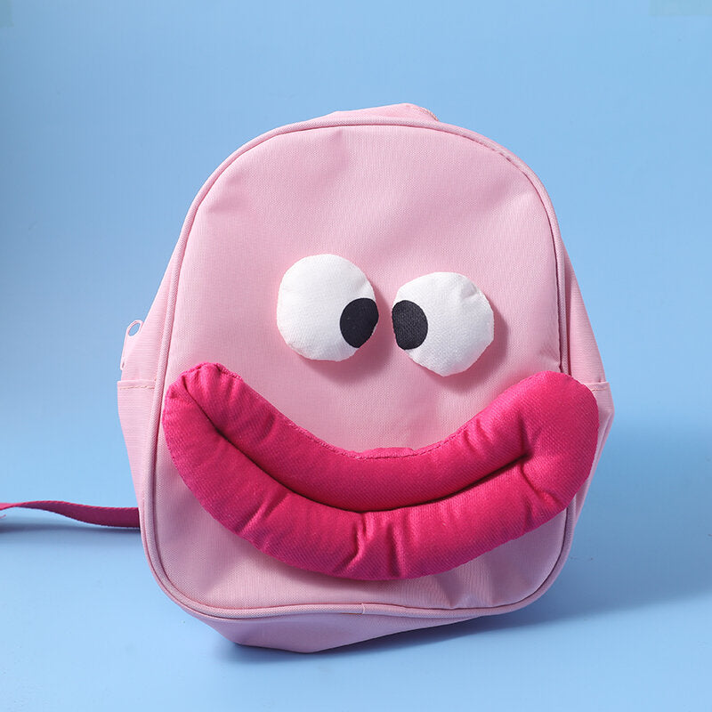 zaino per bambini brutto e carino, rosa