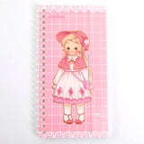 Quaderno della settimana a bobina morbida di Egg roll sister rose manor - linea orizzontale all'interno della pagina