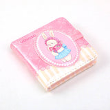 Quaderno con fibbia magnetica mini quadrato Egg Roll Sister Rose Manor - pagine colorate all'interno