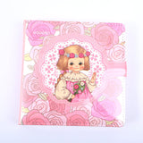 Quaderno con fibbia magnetica quadrata Egg Roll Sister Rose Manor - pagine colorate all'interno