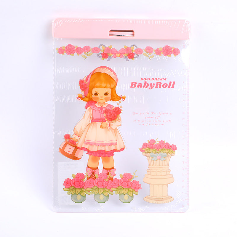 Clip per schedario in acrilico Egg Roll Sister Rose Manor