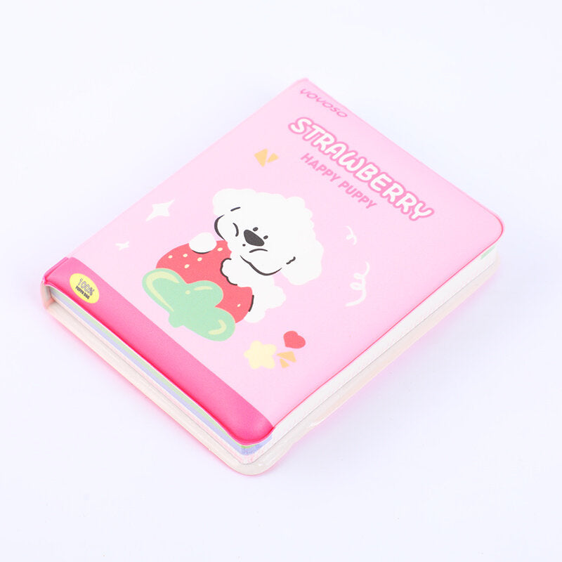 Libro tridimensionale colorato e fruttato per alleviare lo stress di Puppy Papi, pagine interne a righe da 80k