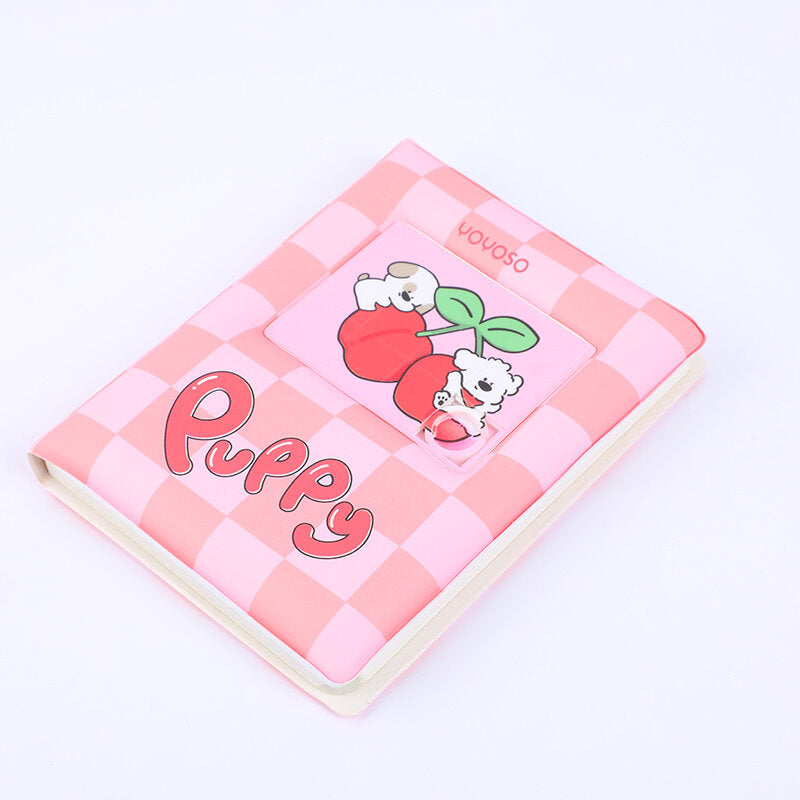 Cucciolo Libro puzzle colorato e fruttato antistress con pagine interne a righe A5