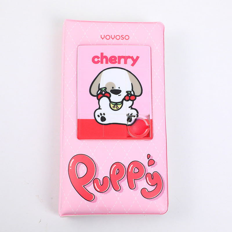 Il quaderno puzzle colorato e fruttato antistress di Puppy - pagine interne a righe