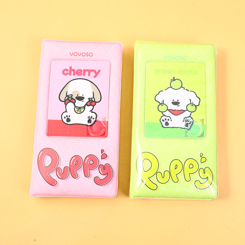 Il quaderno puzzle colorato e fruttato antistress di Puppy - pagine interne a righe