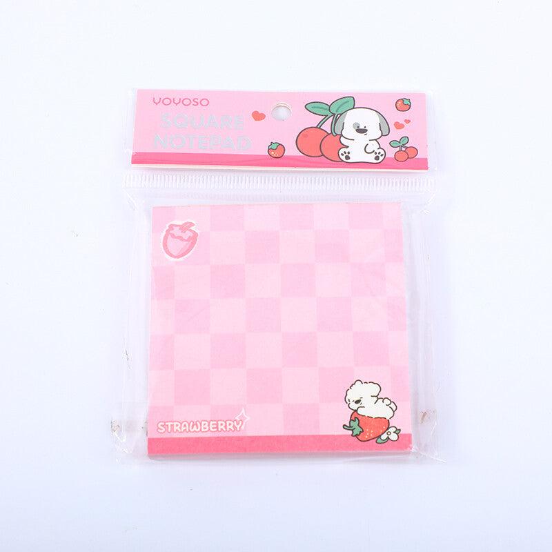 Colorato papi cane fruttato quadrato sitcky note M