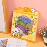 Papi cane fruttato colorato dipinto a diamante 20x20mm stile D